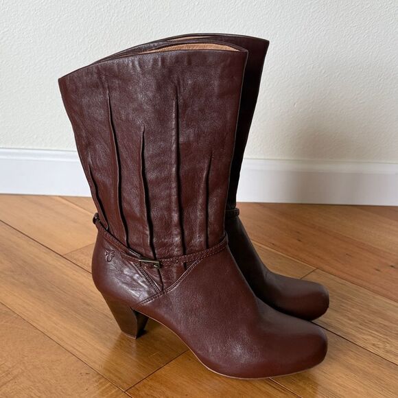 Frye mid-height boots - Picture 1 of 8